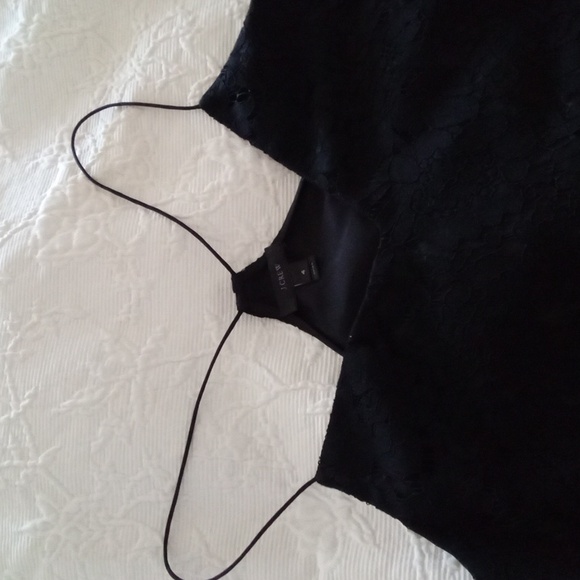J. CREW Lace Racer Back Top with Scalloped Hemline - Picture 3 of 5